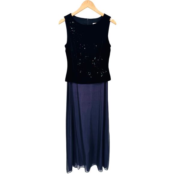 Vintage Y2K J.R. Nites by‎ Caliendo Whimsigoth Fairy Formal Dress Womens 8 Tall - Picture 1 of 10